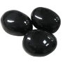 Декоративные керамические камни черные