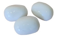 Декоративные керамические камни белые