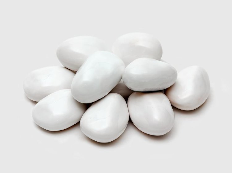 Набор керамических камней M белые 12шт